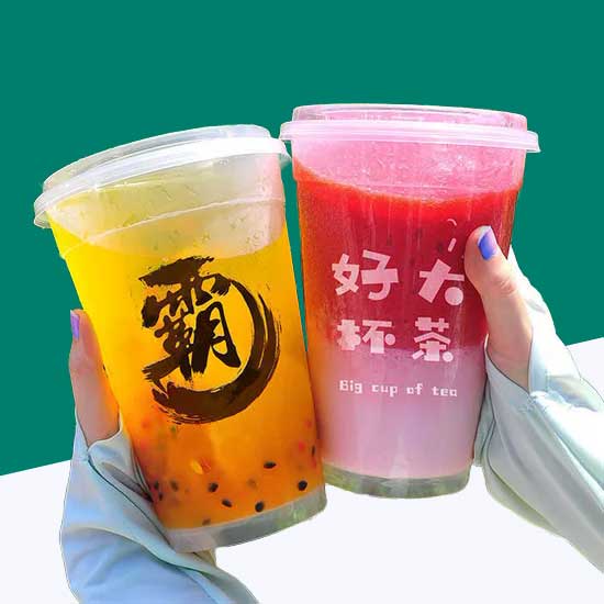 1000ML Boba Cup with High Base