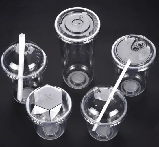 Disposable PET Cup with Various Lid